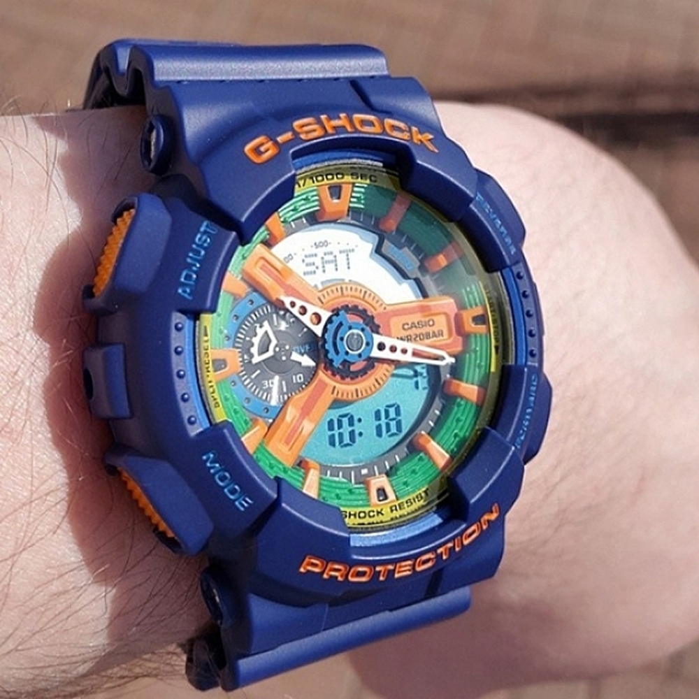 Casio Premium Blue Color Guard Series G-Shock - Picture 3 of 9